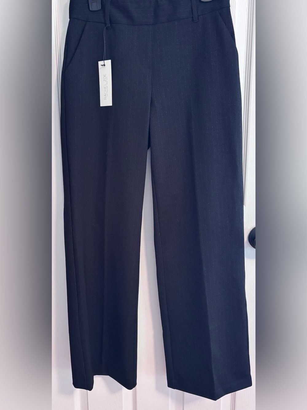 NWT Rachel Zoe Wide Leg Black Dress Pants (Size M)